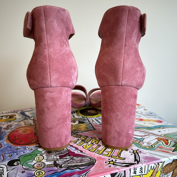 Jeffrey Campbell Lindsay Heel in Pink Suede Size 9 - Picture 3 of 4